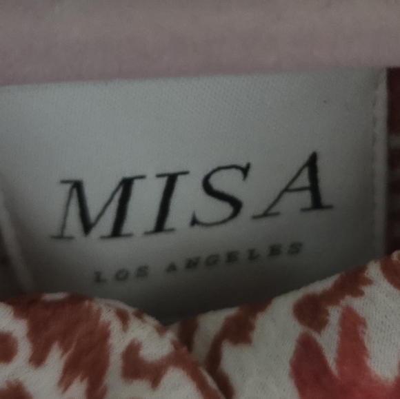 Misa Los Angeles Marnie Red & White Ruffled Sundress- Great For 4th Of July! - Picture 2 of 5